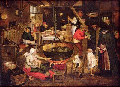 Intérieur de cuisine - Pieter Bruegel the Elder